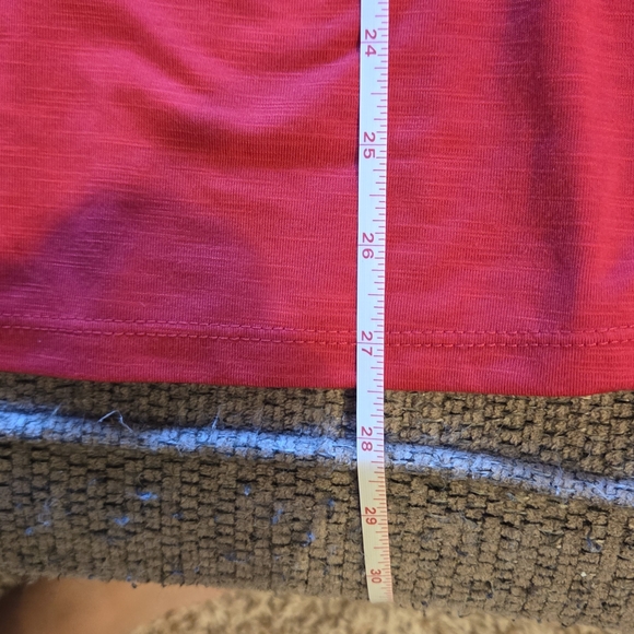 Red Ruffled Sleeve Top - Picture 7 of 7